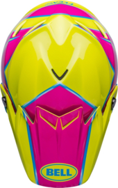 Bell Moto-9S Flex Sprite Helm Gloss Yellow Magenta