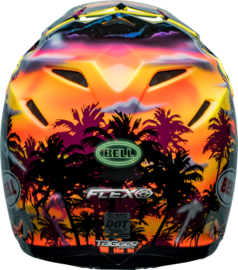 Bell Moto-9S Flex Helm Tagger Tropical Fever Yellow Orange