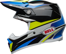 Bell Moto-9S Flex Helm Pro Circuit 24 Gloss Black Blue