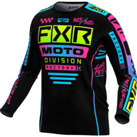 FXR Podium Jersey Black Candy 2024