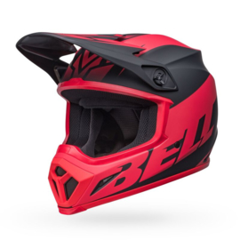 Bell MX-9 Mips Disrupt Helm Matte Black Red