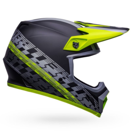 Bell MX-9 Mips Offset Helm Matte Black Hi-Viz Yellow