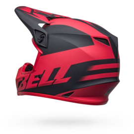 Bell MX-9 Mips Disrupt Helm Matte Black Red