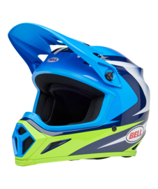 Bell MX-9 Mips Jackal Blue Hi Vis Yellow