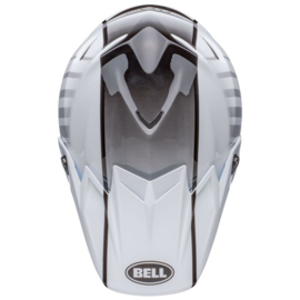 Bell Moto-9S Flex Sprint Helm Matte/Gloss White Red