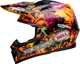 Bell Moto-9S Flex Helm Tagger Tropical Fever Yellow Orange