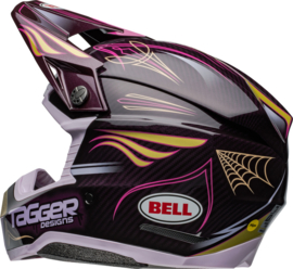 Bell Moto-10 Spherical Helm Tagger Purple Haze Gloss Purple Gold
