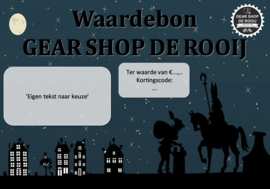 Gear Shop de Rooij Waardebon Sinterklaas