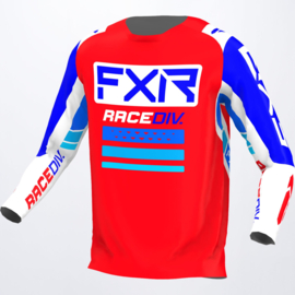 FXR Clutch Pro Jersey Red Royal Blue White 2022