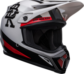 Bell MX-9 Mips Twitch DBK Helm White Black