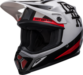 Bell MX-9 Mips Twitch DBK Helm White Black