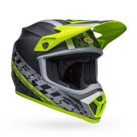 Bell MX-9 Mips Offset Helm Matte Black Hi-Viz Yellow