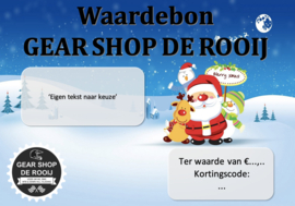 Gear Shop de Rooij Waardebon Kerstmis