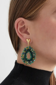 STEEL | Oorbellen BEADED LOVE
