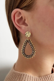 STEEL | Oorbellen BEADED DROP