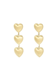 STEEL |  Oorbellen STACK OF HEARTS