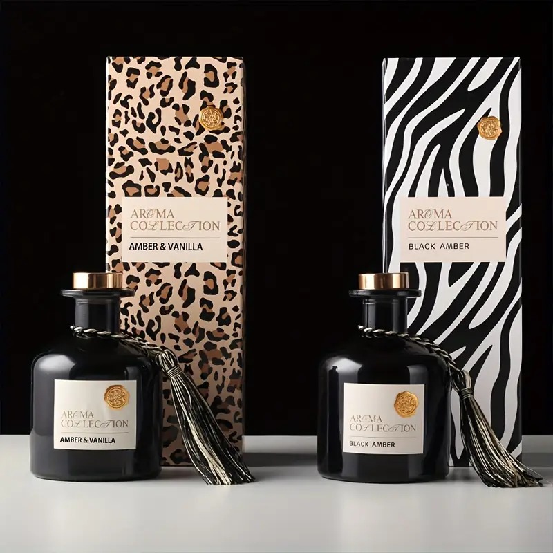 AROMA COLLECTION | GEURSTOKJES ZWART AMBER