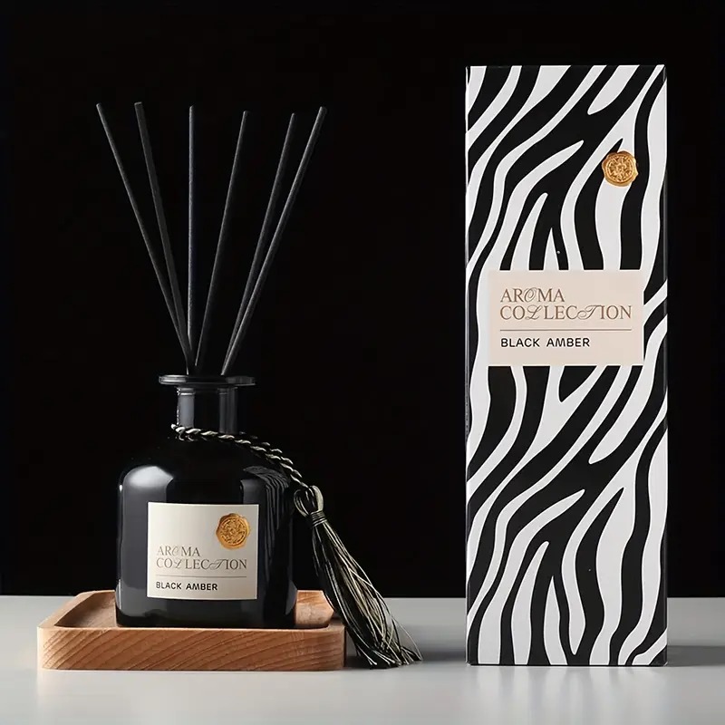 AROMA COLLECTION | GEURSTOKJES ZWART AMBER