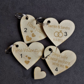 Sleutelhanger Liefde Hart