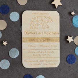 Geboortekaartjes divers
