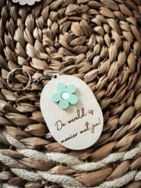 Sleutelhangers met bloem