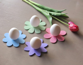 Eierdopjes bloem (set van 4)