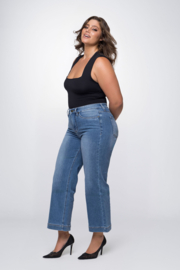 Fox Factor Dixi Madison Blue 30" - Wide leg jeans