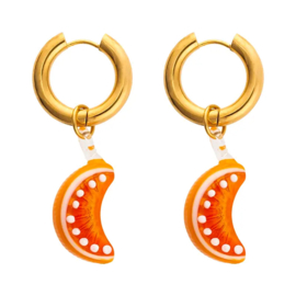 Oranje Fiësta Earring set