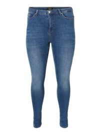 Lora, superhighwaisted jeans in blue