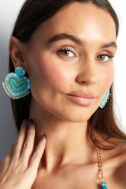 Statement oorbel Ibiza Love