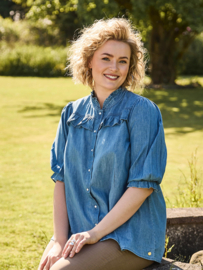 ZOEY Denim blouse Vera