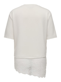  T-shirt met kant Lise