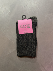 Socks Kable Glitter - Gold Black