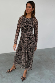 Leopard mesh Mia dress NFD