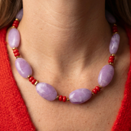 Necklace Lavender Bold
