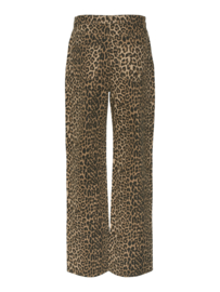 High waist jeans Tessa in leopard print