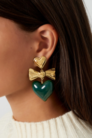 Oorbel Heart Bow