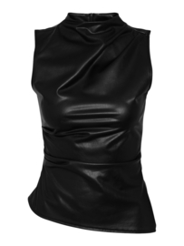 Faux leren top Dandy