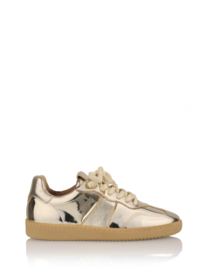 Poona sneaker metallic shimmer champagne