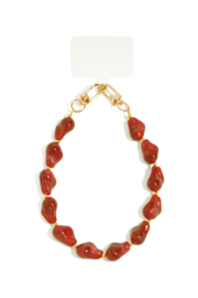 Phone Wristlet Oval Beads