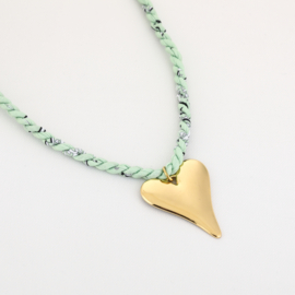 Bandana ketting met hartje