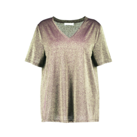 T-shirt met glitter Alix