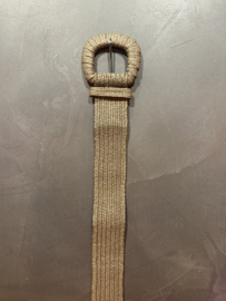 Elastische riem met vierkante buckle