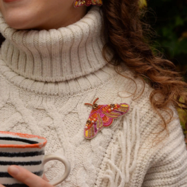 Moth Broche