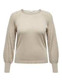 Glitter knit Helga Beige