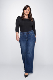 Fox Factor Dixi Brooklyn Blue 32" - Wide leg jeans