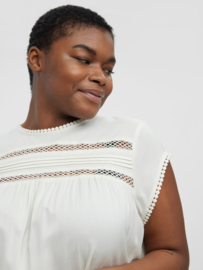 Top met kanten details Debbie in off-white