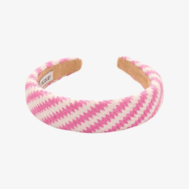 Haarband ZigZag Pink