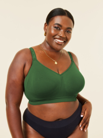 Sugar Candy Basic Bra Green