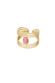 Stone statement ring